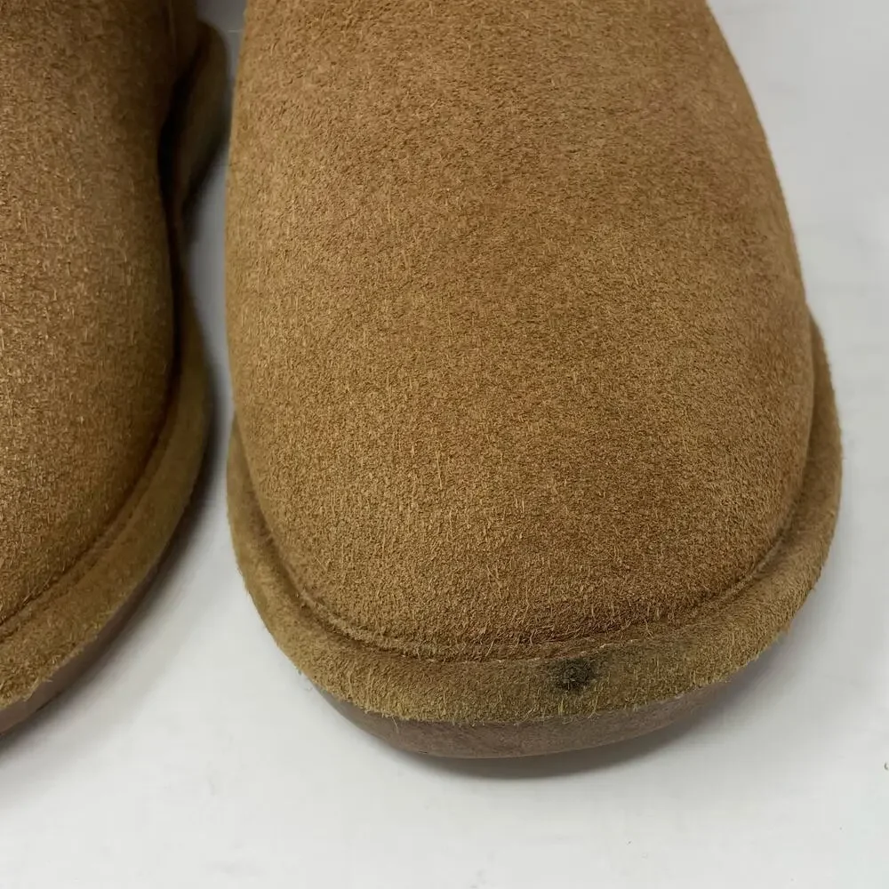 Bearpaw Tan Victorian Suede Boots Youth 5 Toggle Closure